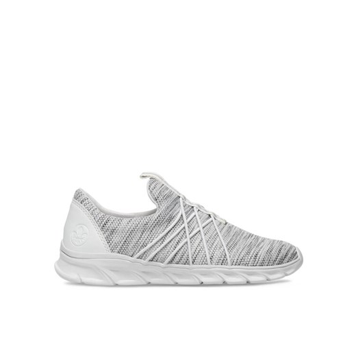 Sneakersy Rieker 54071-80 Szary ze sklepu eobuwie.pl w kategorii Buty sportowe damskie - zdjęcie 182104900