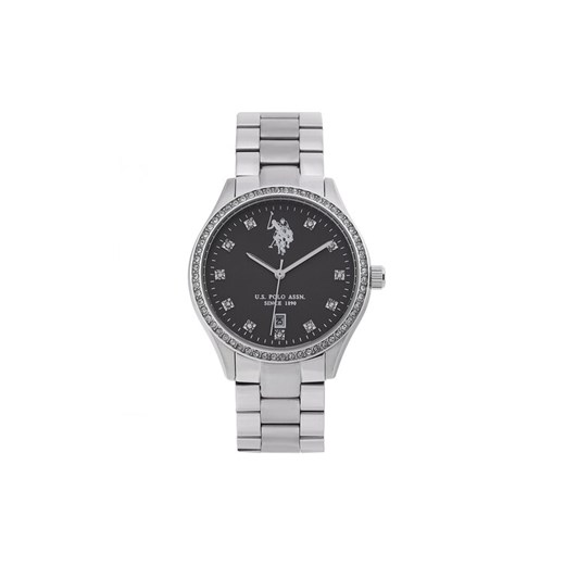Zegarek U.S. Polo Assn. Colette USP8316BK Srebrny ze sklepu eobuwie.pl w kategorii Zegarki - zdjęcie 182104944