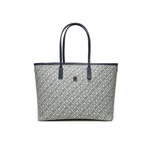 Torebka Tommy Hilfiger AW0AW17379 Niebieski ze sklepu eobuwie.pl w kategorii Torby Shopper bag - zdjęcie 182105011