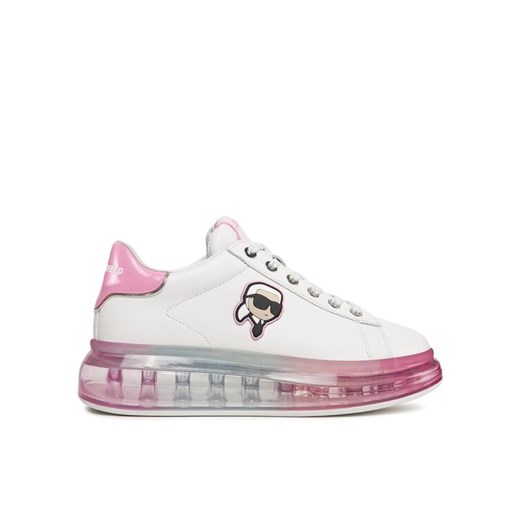 Sneakersy KARL LAGERFELD KL62630N Biały ze sklepu eobuwie.pl w kategorii Buty sportowe damskie - zdjęcie 182105063