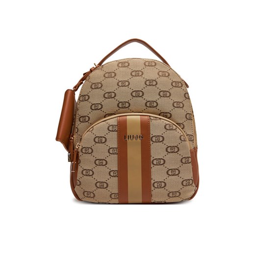 Plecak Liu Jo M Backpack AA5157 T3846 Beżowy ze sklepu eobuwie.pl w kategorii Plecaki - zdjęcie 182105114