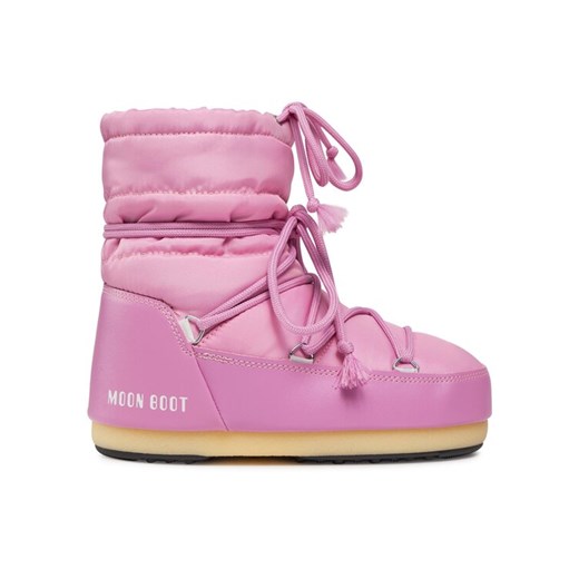 Śniegowce Moon Boot Light Low Nylon 14600100004 Różowy ze sklepu eobuwie.pl w kategorii Śniegowce damskie - zdjęcie 182105141