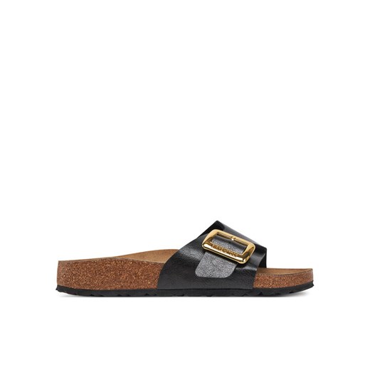 Klapki Birkenstock Catalina Cushion Buckle 1029481 Czarny ze sklepu eobuwie.pl w kategorii Klapki damskie - zdjęcie 182105254