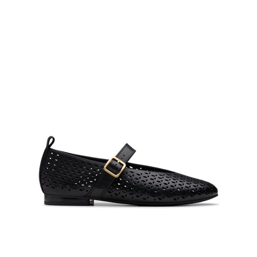 Półbuty Clarks Fawna Jane 26181229 Czarny ze sklepu eobuwie.pl w kategorii Balerinki - zdjęcie 182105324