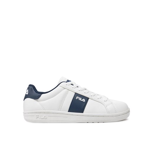 Sneakersy Fila Crosscourt Line Teens FFT0101 Biały ze sklepu eobuwie.pl w kategorii Trampki dziecięce - zdjęcie 182105411