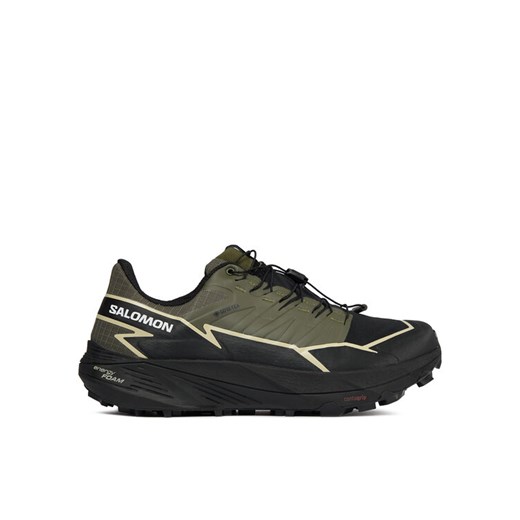 Buty do biegania Salomon Thundercross GORE-TEX L47383400 Zielony ze sklepu eobuwie.pl w kategorii Buty sportowe męskie - zdjęcie 182105422