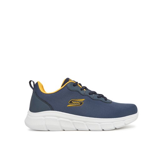 Sneakersy Skechers Bobs B Flex-Icy Edge 118109/NVY Granatowy ze sklepu eobuwie.pl w kategorii Buty sportowe męskie - zdjęcie 182105451