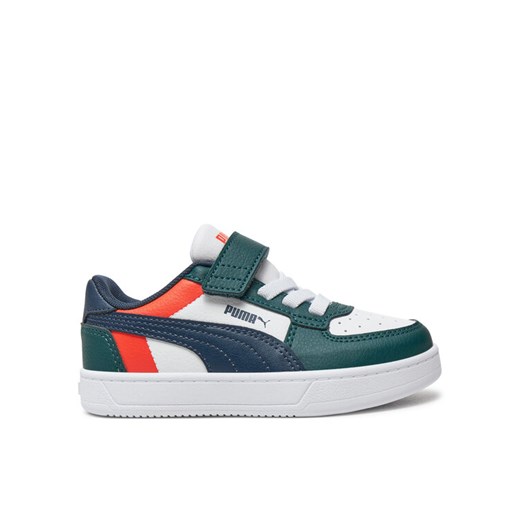 Sneakersy Puma Caven 2.0 394462 09 Zielony ze sklepu eobuwie.pl w kategorii Buty sportowe dziecięce - zdjęcie 182105512