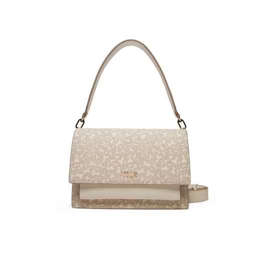 Torebka TOUS Kaos Mini Lines Audree 2002183301 Beżowy ze sklepu eobuwie.pl w kategorii Torebki damskie - zdjęcie 182105520