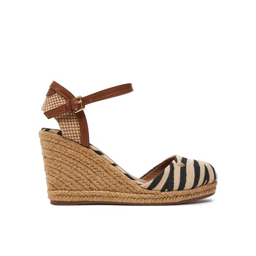 Espadryle Wrangler Brava Women Wedge 20241056 Beżowy ze sklepu eobuwie.pl w kategorii Espadryle damskie - zdjęcie 182105603