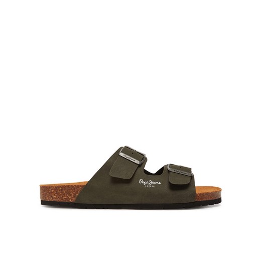 Klapki Pepe Jeans PMS90110 Khaki ze sklepu eobuwie.pl w kategorii Klapki męskie - zdjęcie 182105620