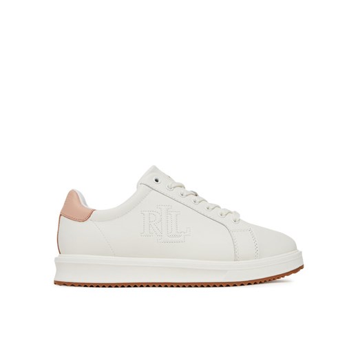 Sneakersy LAUREN RALPH LAUREN Ainsley 802959229004 Biały ze sklepu eobuwie.pl w kategorii Buty sportowe damskie - zdjęcie 182105644
