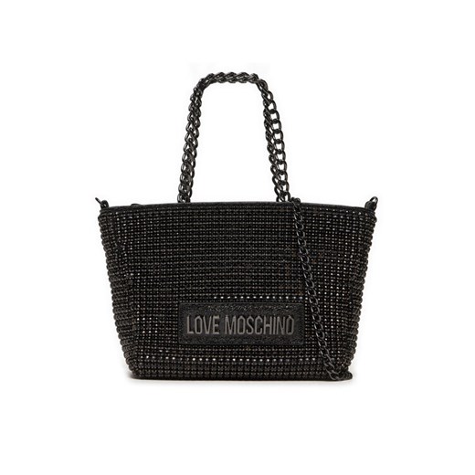 Torebka LOVE MOSCHINO JC4045PP1LLP100A Czarny ze sklepu eobuwie.pl w kategorii Torby Shopper bag - zdjęcie 182105660
