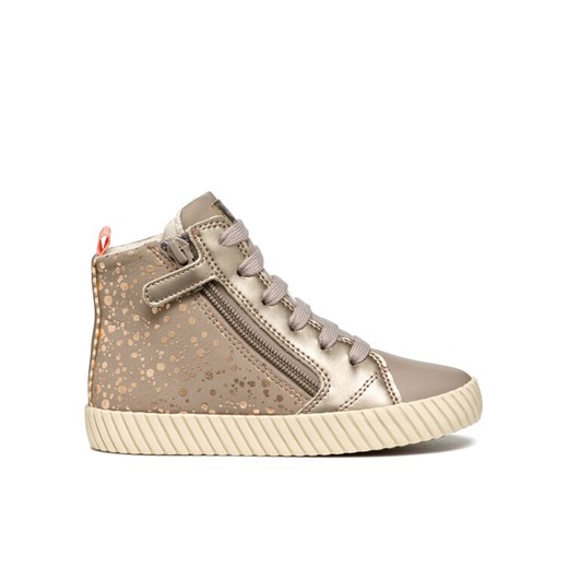 Sneakersy Geox J Mirroless Girl J46MNA 0AUAJ C5005 D Beżowy ze sklepu eobuwie.pl w kategorii Buty sportowe dziecięce - zdjęcie 182105670