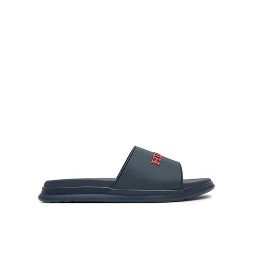 Klapki Tommy Hilfiger FM0FM05430 Granatowy ze sklepu eobuwie.pl w kategorii Klapki męskie - zdjęcie 182105791