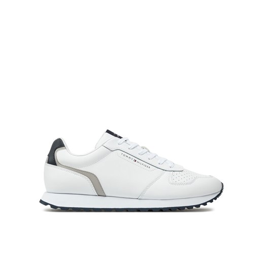 Sneakersy Tommy Hilfiger New Runner Eva Mix Lth Flag FM0FM05453 Biały ze sklepu eobuwie.pl w kategorii Buty sportowe męskie - zdjęcie 182105832