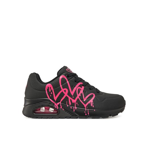 Sneakersy Skechers 177980/BKPK Czarny ze sklepu eobuwie.pl w kategorii Buty sportowe damskie - zdjęcie 182105960