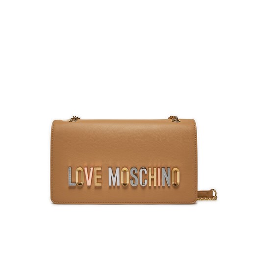 Torebka LOVE MOSCHINO JC4302PP0IKN0226 Brązowy ze sklepu eobuwie.pl w kategorii Kopertówki - zdjęcie 182105983