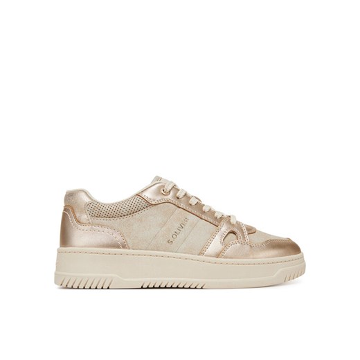 Sneakersy s.Oliver 5-23620-44 Złoty ze sklepu eobuwie.pl w kategorii Buty sportowe damskie - zdjęcie 182106043