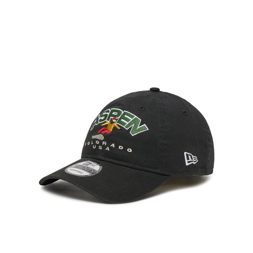 Czapka z daszkiem New Era Washed Aspen Ski 9TWENTY 60580870 Czarny ze sklepu eobuwie.pl w kategorii Czapki z daszkiem damskie - zdjęcie 182106084
