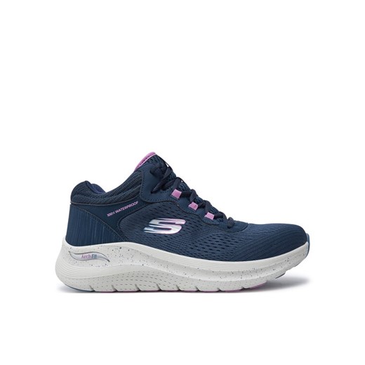 Sneakersy Skechers 150194/NVPR Granatowy ze sklepu eobuwie.pl w kategorii Buty sportowe damskie - zdjęcie 182106152
