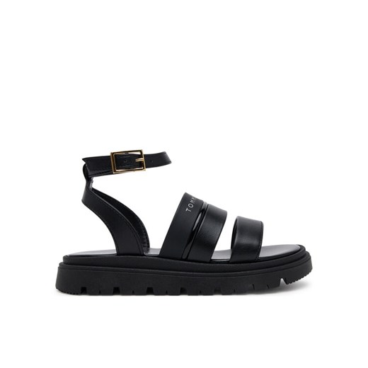 Sandały Tommy Hilfiger Sandal T4A2-33798-0371 M Czarny ze sklepu eobuwie.pl w kategorii Sandały dziecięce - zdjęcie 182106180