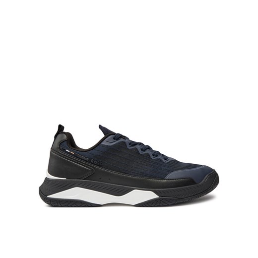 Sneakersy Boss Courtstride Tenn 50523209 Granatowy ze sklepu eobuwie.pl w kategorii Buty sportowe męskie - zdjęcie 182106203
