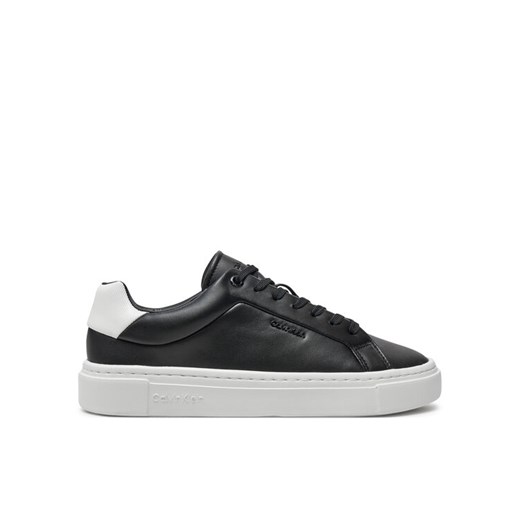 Sneakersy Calvin Klein Cupsole Lace Up W/Ml Lth HW0HW02201 Czarny ze sklepu eobuwie.pl w kategorii Buty sportowe damskie - zdjęcie 182106251