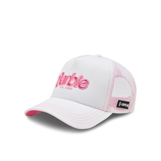 Czapka z daszkiem Capslab Barbie Cap CL/BA1/2/CT/BAR9 Biały ze sklepu eobuwie.pl w kategorii Czapki z daszkiem damskie - zdjęcie 182106291