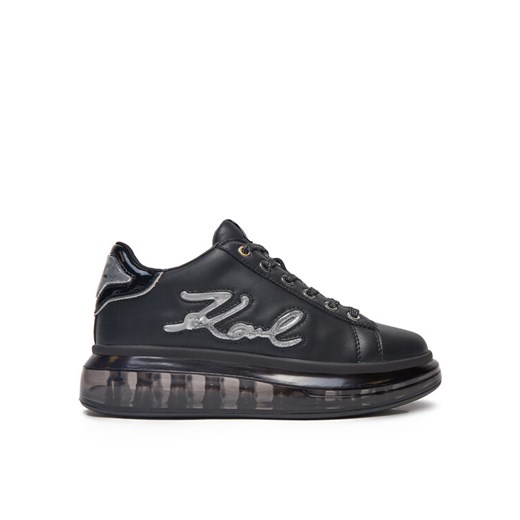 Sneakersy KARL LAGERFELD KL62610H Czarny ze sklepu eobuwie.pl w kategorii Buty sportowe damskie - zdjęcie 182106341