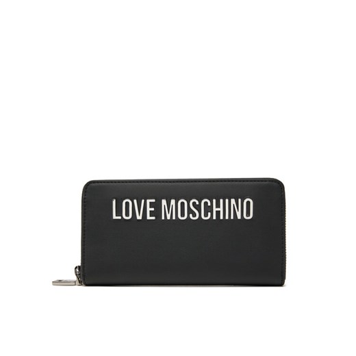 Duży Portfel Damski LOVE MOSCHINO JC5611PP1MKD000B Czarny ze sklepu eobuwie.pl w kategorii Portfele damskie - zdjęcie 182106371