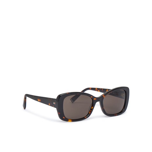 Okulary przeciwsłoneczne Tommy Hilfiger 2225/S 207865 Brązowy ze sklepu eobuwie.pl w kategorii Okulary przeciwsłoneczne damskie - zdjęcie 182106401