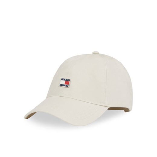 Czapka z daszkiem Tommy Jeans Tjw Heritage Plaque Cap AW0AW16986 Écru ze sklepu eobuwie.pl w kategorii Czapki z daszkiem damskie - zdjęcie 182106491