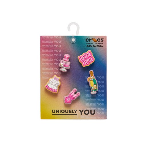 Ozdoba do butów Crocs Jibbitz Bachelorette Vibes 5 Pack Kolorowy ze sklepu eobuwie.pl w kategorii Kolczyki - zdjęcie 182106533