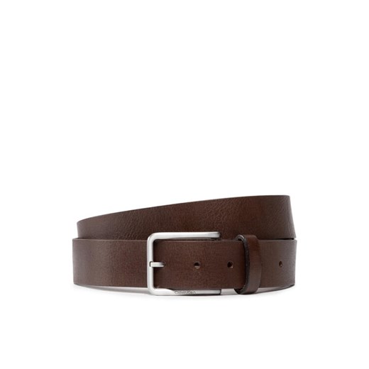 Pasek Męski Calvin Klein Warmth Oiled Grain 35Mm K50K509654 Brązowy ze sklepu eobuwie.pl w kategorii Paski męskie - zdjęcie 182106582