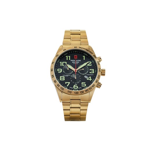 Zegarek Swiss Alpine Military 7047.9114 Złoty ze sklepu eobuwie.pl w kategorii Zegarki - zdjęcie 182106601