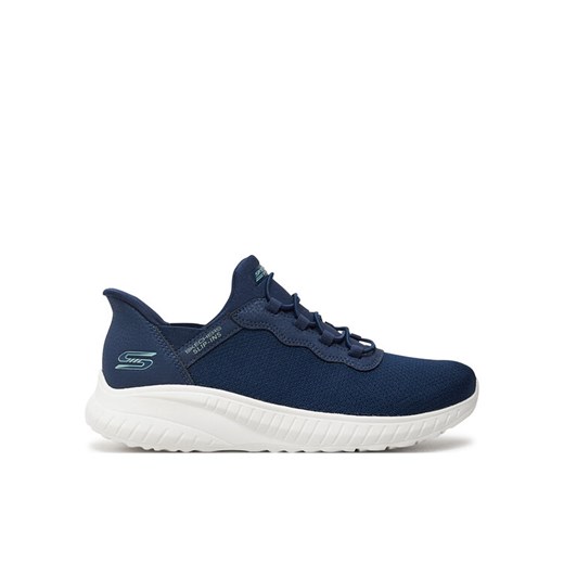Sneakersy Skechers Bobs Squad Chaos 117500 NVY Granatowy ze sklepu eobuwie.pl w kategorii Buty sportowe damskie - zdjęcie 182106602