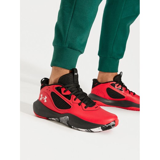 Buty do koszykówki Under Armour Ua Lockdown 6 3025616-600 Czerwony ze sklepu eobuwie.pl w kategorii Buty sportowe męskie - zdjęcie 182106700