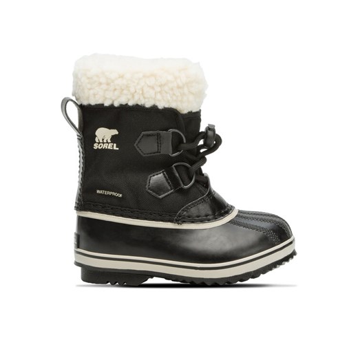 Śniegowce Sorel Yoot Pac™ Nylon Wp 2114112010 Czarny ze sklepu eobuwie.pl w kategorii Buty zimowe dziecięce - zdjęcie 182106760