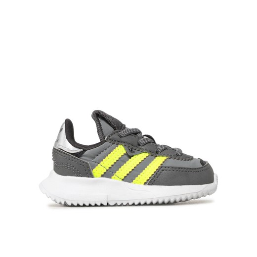 Sneakersy adidas Retropy F2 El I GZ0856 Szary ze sklepu eobuwie.pl w kategorii Buciki niemowlęce - zdjęcie 182106773