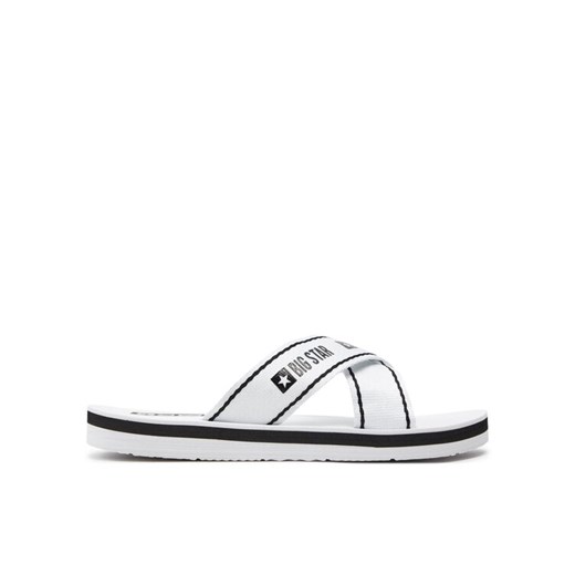 Klapki Big Star Shoes NN274A509 Biały ze sklepu eobuwie.pl w kategorii Klapki damskie - zdjęcie 182106833