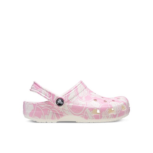 Klapki Crocs Classic Duke Print Clog K 210007 Różowy ze sklepu eobuwie.pl w kategorii Klapki dziecięce - zdjęcie 182107060