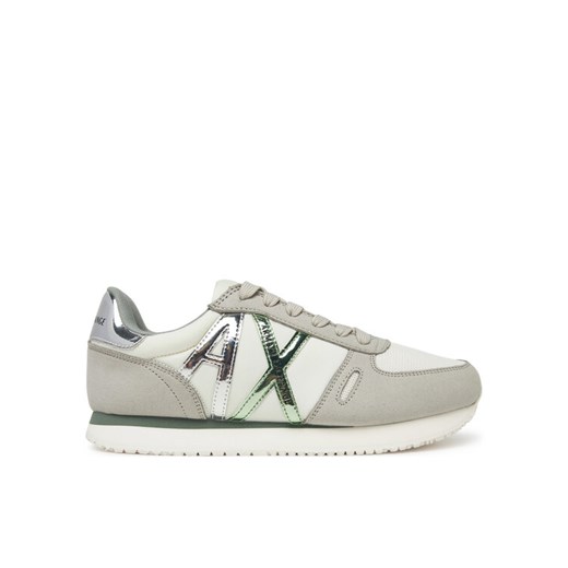 Sneakersy Armani Exchange XDX031 XV137 U697 Szary ze sklepu eobuwie.pl w kategorii Buty sportowe damskie - zdjęcie 182107131
