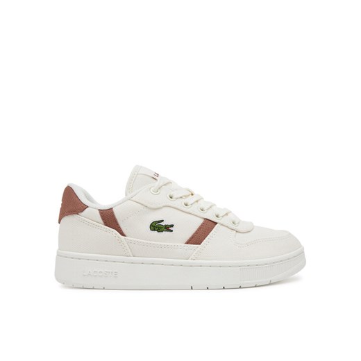 Sneakersy Lacoste 7-49SUJ0006 Écru ze sklepu eobuwie.pl w kategorii Buty sportowe dziecięce - zdjęcie 182107150