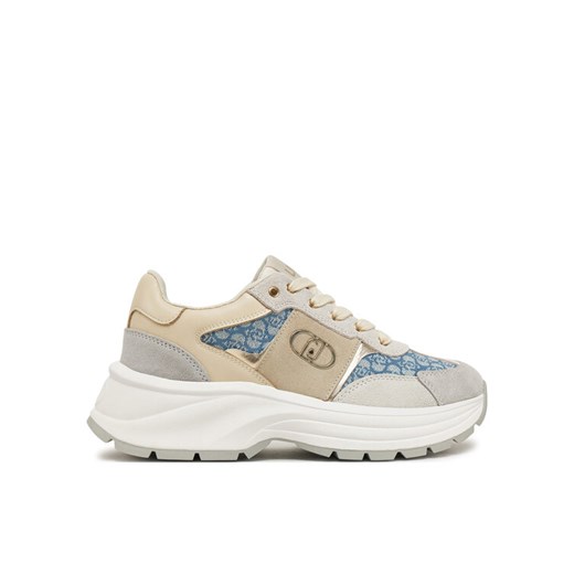 Sneakersy Liu Jo Eva 02 BA5065 PX617 Szary ze sklepu eobuwie.pl w kategorii Buty sportowe damskie - zdjęcie 182107613
