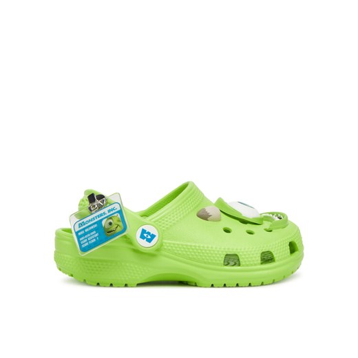 Klapki Crocs Monsters Inc Mike Cls Clg K 210876 Zielony ze sklepu eobuwie.pl w kategorii Klapki dziecięce - zdjęcie 182107821