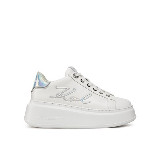 Sneakersy KARL LAGERFELD KL63510A Biały ze sklepu eobuwie.pl w kategorii Buty sportowe damskie - zdjęcie 182107853