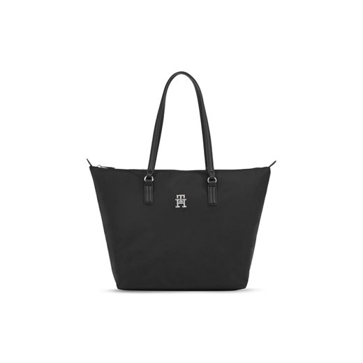 Torebka Tommy Hilfiger Poppy Th Tote AW0AW15639 Czarny Tommy Hilfiger 00 eobuwie.pl