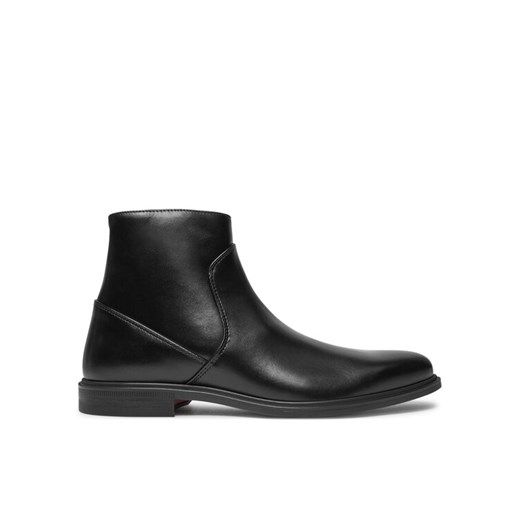 Kozaki Hugo Kerr Boot 50528808 Czarny ze sklepu eobuwie.pl w kategorii Buty zimowe męskie - zdjęcie 182107891