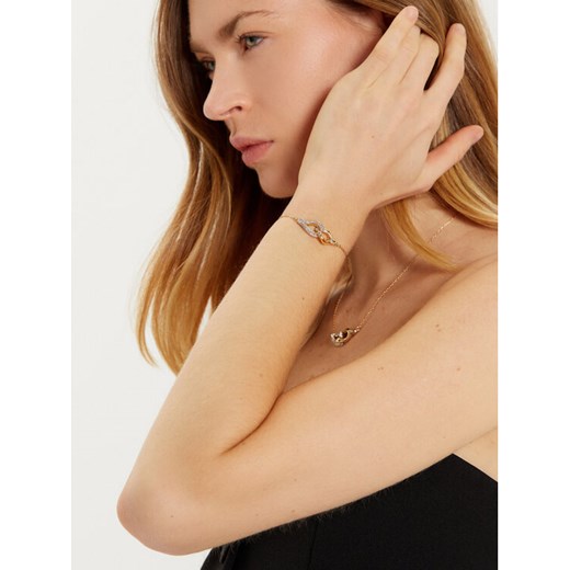 Naszyjnik Tory Burch Interlocking Wishbone Pendant 161070 Złoty ze sklepu eobuwie.pl w kategorii Naszyjniki - zdjęcie 182107980